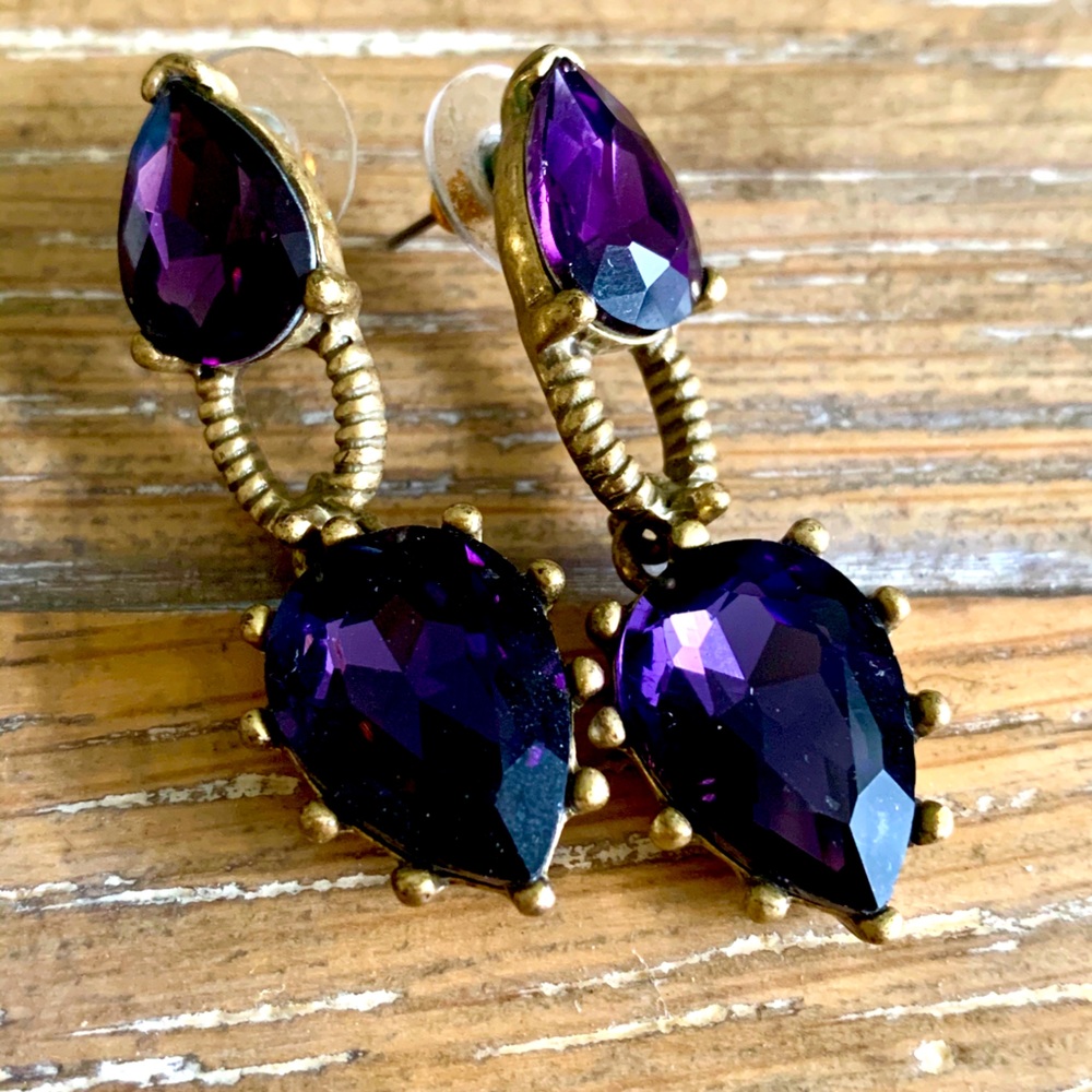 Sold out: Beautiful Oscar de la Renta crystal earrings